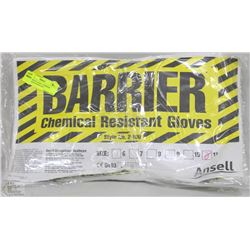 25 PAIRS OF ANSELL BARRIER CHEMICAL RESISTANT