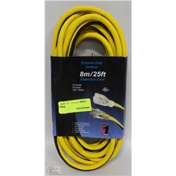 EXTREME DUTY OUTDOOR 8M EXTENSION CORD