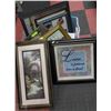 Image 1 : TOTE OF ASSORTED FRAMED PICTURES