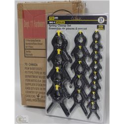 CASE OF 3 - 17 PC SPRING CLAMP SETS