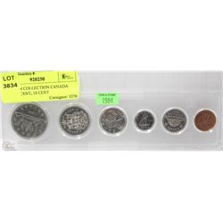 1984 COIN COLLECTION CANADA  1CENT,5 CENT, 10 CENT