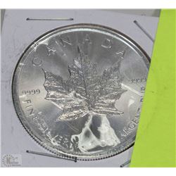 .999 SILVER MAPLE LEAF COIN 1-OZ