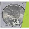 Image 1 : .999 SILVER MAPLE LEAF COIN 1-OZ