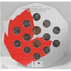 OLYMPIC WINTER GAMES COIN COLLETION VANCOUVER
