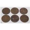Image 1 : 6 GERMAN 1-PFENNIG COINS INCL.1923,1924,1925,1928,