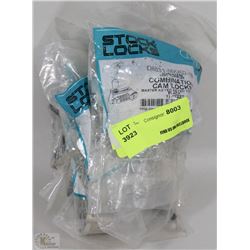 LOT OF 4 STOPLOCKS COMBINATION CAM LOCKS