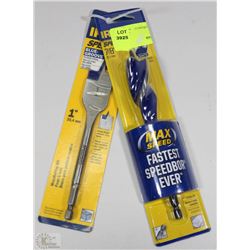 LOT OF 2 IRWIN DRILL BITS