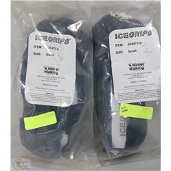 LOT OF 2 ICE GRIPS SIZE SMALL