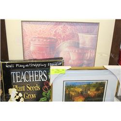 HOME DISPLAY - NEW WALL PLAQUE/ART DECOR