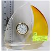 Image 1 : ART GLASS SAILBOAT CLOCK