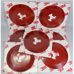 7PK OF 3M 7" EXTRA HARD DISK PAD FACE PLATES