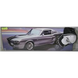 GT 500 SHELBY COBRA 36"X11" PICTURE WITH