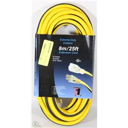 EXTREME DUTY OUTDOOR 8M EXTENSION CORD