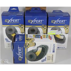 BOX OF 4 ID EXPERT LABELING CARTRIDGES