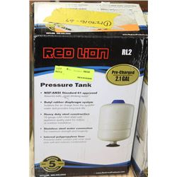 RED LION PRE CHARGED 2.1 GAL PRESSURE TANK