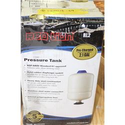 RED LION PRE CHARGED 2.1 GAL PRESSURE TANK