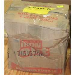 CASE OF SUPER IRON OUT RUST STAIN REMOVER