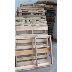 LARGE LOT OF PALLETS