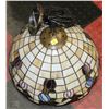 Image 1 : STAIN GLASS HANGING LIGHT
