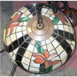 STAIN GLASS HANGING LIGHT