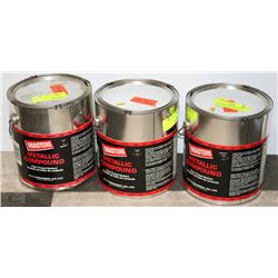 3 PAILS OF MASTERS METALLIC COMPOUND PIPETHREAD