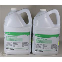 2 JUGS DIVERSEY FLOOR SCIENCE SPRAY BUFF 3.78L