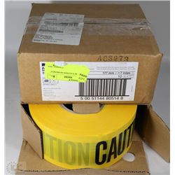 2 ROLLS 3M "CAUTION WORKMEN" TAPE