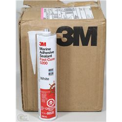 CASE OF 3M MARINE ADHESIVE SEALANT - WHITE