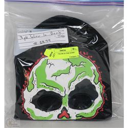 3PK GLOW IN THE DARK KIDS TOQUES