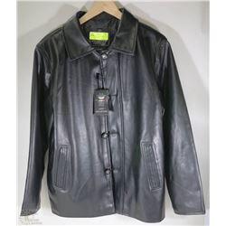 ARMANI EMPORIUM FAUX LEATHER JACKET SIZE LARGE