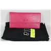 Image 1 : NEW DELLA LEATHER KAREN WALLET PINK COLOR