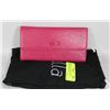 Image 1 : NEW DELLA LEATHER KAREN WALLET PINK COLOR