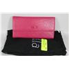 Image 1 : NEW DELLA LEATHER KAREN WALLET PINK COLOR