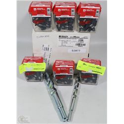 FLAT OF ASSORTED MILWAUKEE DRILL BITS, AND MORE