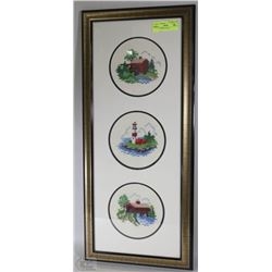FRAMED CROSS-STITCH