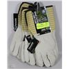 Image 1 : BUNDLE OF 3 BOB DALE LEATHER WORK GLOVES WITH