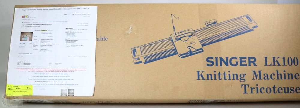 NEW SINGER LK100 KNITTING MACHINE