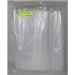 BAG OF 100 12X15 2MIL ZIP UP POLY BAGS