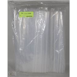 BAG OF 100 12X15 2MIL ZIP UP POLY BAGS