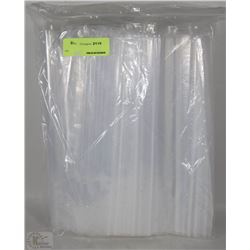 BAG OF 100 12X15 2MIL ZIP UP POLY BAGS