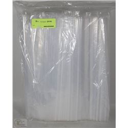 BAG OF 100 12X15 2MIL ZIP UP POLY BAGS