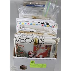 ASSORTED SEWING PATTERNS