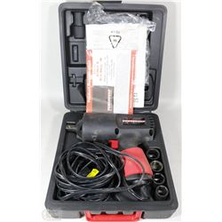 POWERBUILT 1/2" IMPACT DRILL WITH SOCKETS IN CASE