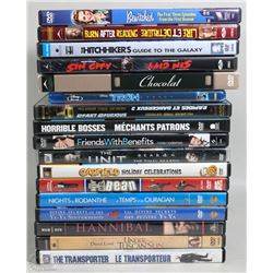 BOX OF DVD'S INCL BRURAY TRON, 2 FAST 2 FURIIOUS,