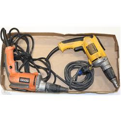 RIDGID R6000 & DEWALT DW272 HD DRYWALL SCREW GUNS