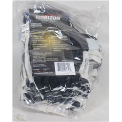 6 PAIRS OF VIBRA-CUSHION FINGERLESS GLOVES SZ XL