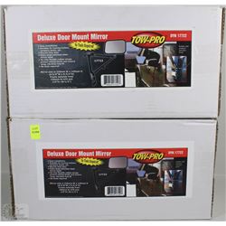 2 TOW-PRO DELUX DOOR MOUNT MIRROR
