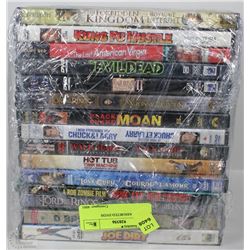 LOT OF 15 ASSORTED DVDS