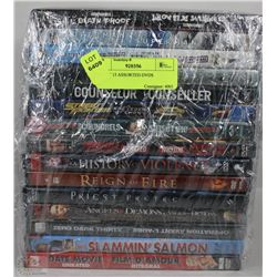 LOT OF 15 ASSORTED DVDS