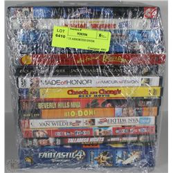 LOT OF 15 ASSORTED DVDS
